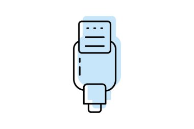 Kart okuyucu, vektör, piksel mükemmel, illüstratör dosyası