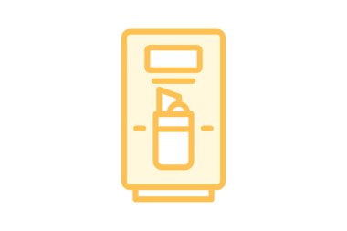 Soda Makinesi, vektör, piksel mükemmel, illüstratör dosyası