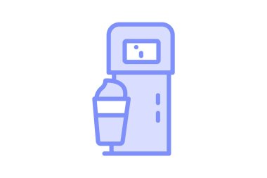 Dondurma otomatı, vektör, piksel mükemmel, illüstratör dosyası