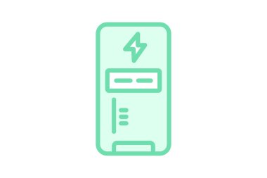 Güç Bankası Otomat, vektör, piksel mükemmel, illüstratör dosyası