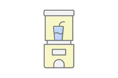 Meyve suyu Satıcısı, vektör, piksel mükemmel, illüstratör dosyası