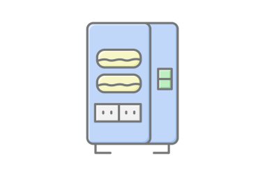 Sandviç Satıcısı, vektör, piksel mükemmel, illüstratör dosyası