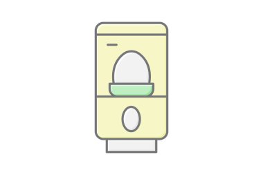 Yumurta dağıtıcısı, vektör, piksel mükemmel, illüstratör dosyası