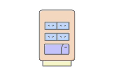 Pasta dağıtıcısı, vektör, piksel mükemmel, illüstratör dosyası