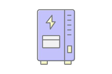 Enerji İçeceği Satıcısı, vektör, piksel mükemmel, illüstratör dosyası