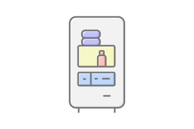 Cilt bakımı, vektör, piksel mükemmel, illüstratör dosyası