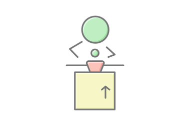 Bozuk Para Değiştirme Makinesi, vektör, piksel mükemmel, illüstratör dosyası