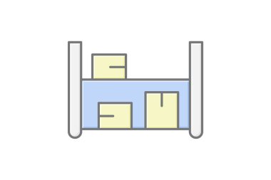 Envanter Görünümü, vektör, piksel mükemmel, illüstratör dosyası