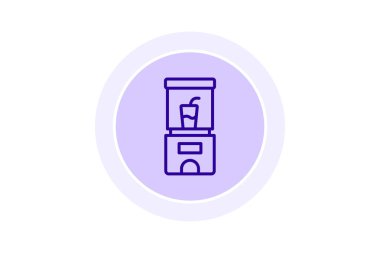 Meyve suyu Satıcısı, vektör, piksel mükemmel, illüstratör dosyası