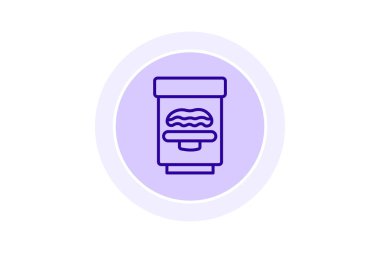 Hot Dog Satış, vektör, piksel mükemmel, illüstratör dosyası