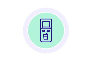 Smoothie Otomat, vektör, piksel mükemmel, illüstratör dosyası