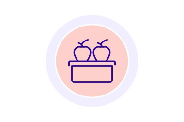 Meyve Satıcısı, vektör, piksel mükemmel, illüstratör dosyası