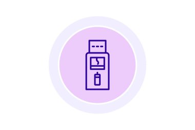 Usb Satış, vektör, piksel mükemmel, illüstratör dosyası