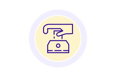 Nakit ödeme yuvası, vektör, piksel mükemmel, illüstratör dosyası