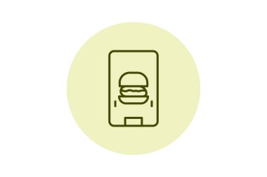 Burger Satış, vektör, piksel mükemmel, illüstratör dosyası