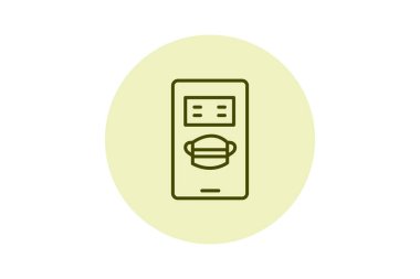 Yüz Maskesi Satış, vektör, piksel mükemmel, illüstratör dosyası