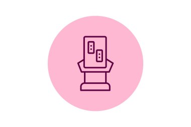 Oyun kartı dağıtıcısı, vektör, piksel mükemmel, illüstratör dosyası