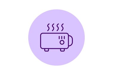 Isıtma sistemi, vektör, piksel mükemmel, illüstratör dosyası