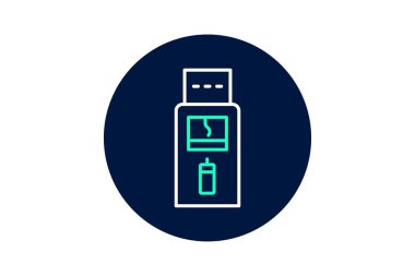 Usb Satış, vektör, piksel mükemmel, illüstratör dosyası