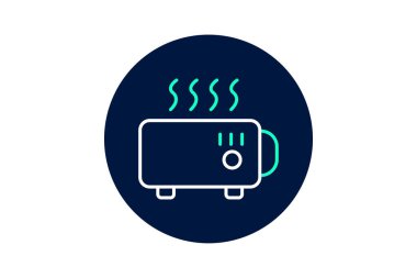 Isıtma sistemi, vektör, piksel mükemmel, illüstratör dosyası