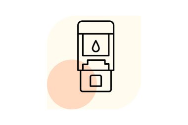 Su dağıtıcısı, vektör, piksel mükemmel, illüstratör dosyası