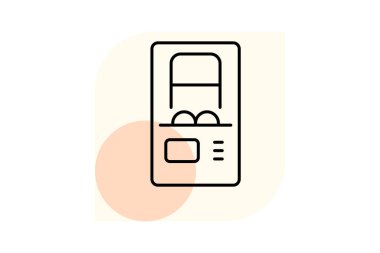 Çip Satıcısı, vektör, piksel mükemmel, illüstratör dosyası