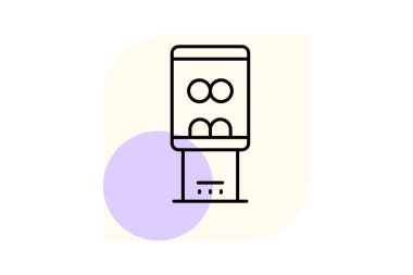 Şeker dağıtıcısı, vektör, piksel mükemmel, illüstratör dosyası