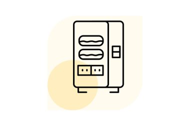 Sandviç Satıcısı, vektör, piksel mükemmel, illüstratör dosyası