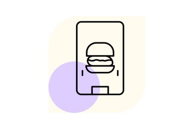 Burger Satış, vektör, piksel mükemmel, illüstratör dosyası