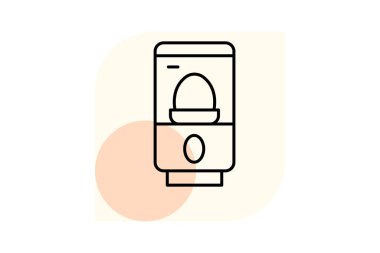 Yumurta dağıtıcısı, vektör, piksel mükemmel, illüstratör dosyası