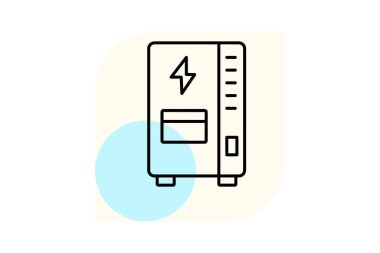 Enerji İçeceği Satıcısı, vektör, piksel mükemmel, illüstratör dosyası
