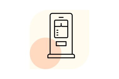 Otomatik satış makinesi, vektör, piksel mükemmel, illüstratör dosyası