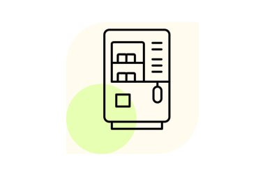 İlaç dağıtıcısı, vektör, piksel mükemmel, illüstratör dosyası