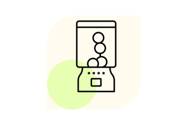 Kapsül Oyuncak Satış, vektör, piksel mükemmel, illüstratör dosyası