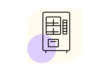 Dergi Otomatı, vektör, piksel mükemmel, illüstratör dosyası