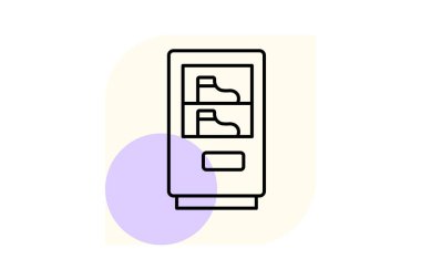 Ayakkabı Satıcısı, vektör, piksel mükemmel, illüstratör dosyası