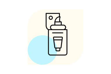 Tıraş kiti dağıtıcısı, vektör, piksel mükemmel, illüstratör dosyası