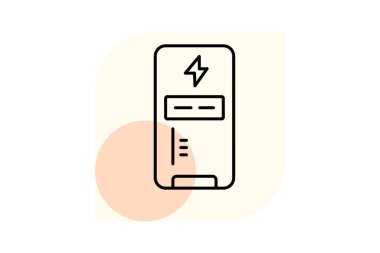 Güç Bankası Otomat, vektör, piksel mükemmel, illüstratör dosyası