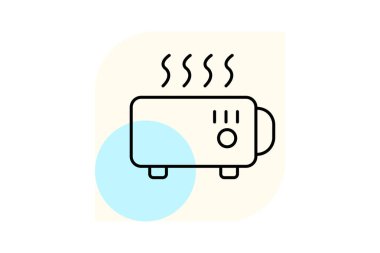 Isıtma sistemi, vektör, piksel mükemmel, illüstratör dosyası