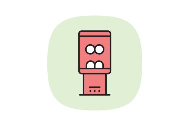 Şeker dağıtıcısı, vektör, piksel mükemmel, illüstratör dosyası