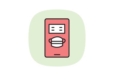 Yüz Maskesi Satış, vektör, piksel mükemmel, illüstratör dosyası