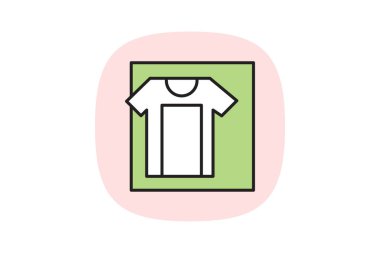 Tişört Satıcısı, vektör, piksel mükemmel, illüstratör dosyası