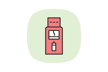 Usb Satış, vektör, piksel mükemmel, illüstratör dosyası