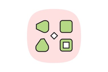 Öge Seçici Düğmeleri, vektör, piksel mükemmel, illüstratör dosyası