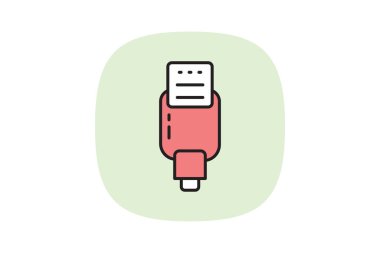 Kart okuyucu, vektör, piksel mükemmel, illüstratör dosyası