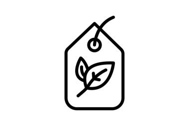 Organik Etiket Etiketi, vektör, piksel mükemmel, illüstratör dosyası