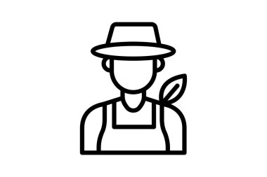 Yaprak logosu, vektörü, pikseli mükemmel, illüstratör dosyasına sahip çiftçi