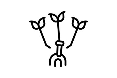 El yapımı tarım araçları, vektör, piksel mükemmel, illüstratör dosyası