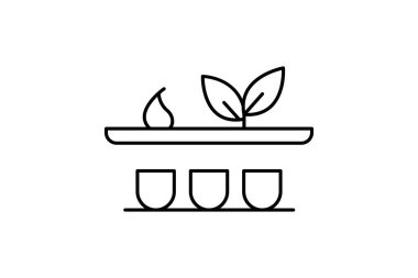 Organik Herb Rafı, vektör, piksel mükemmel, illüstratör dosyası