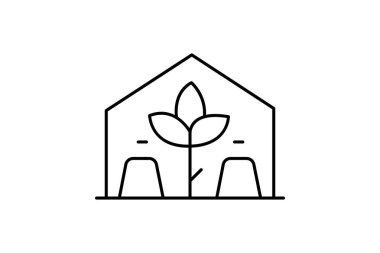 Kimyasal olmayan sera, vektör, piksel mükemmel, illüstratör dosyası